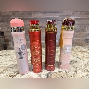 Set of Four Arabic Luxury Room Sprays ❤️